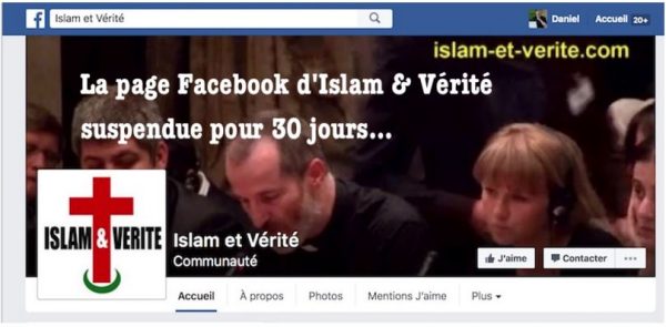 La page FB de l’abbé Pagès de nouveau suspendue pour 30 jours