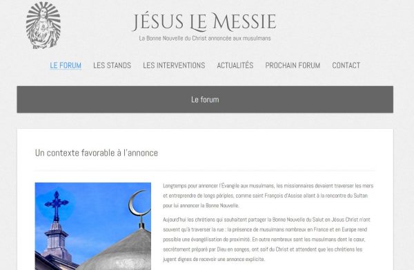 Prochain forum "Jésus est le Messie" à Paris, les 13 & 14 mai 2017