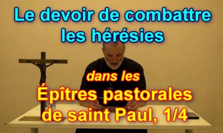 SUR LES ÉPÎTRES PASTORALES